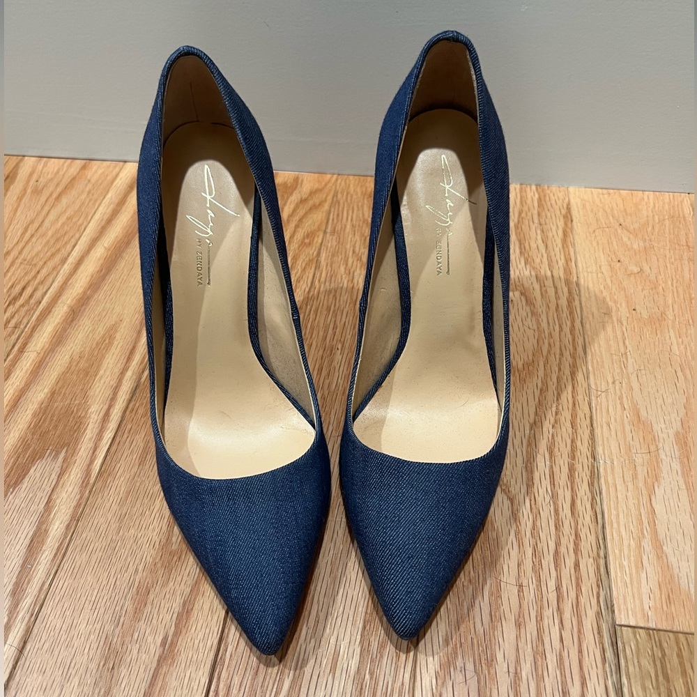 Daya by Zendaya Denim Stiletto Pumps size 8